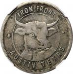 Texas--Austin. Undated (1885-1886) Neff & Duff. Rulau Tx-Au 15. German Silver. Plain Edge. VF Detail