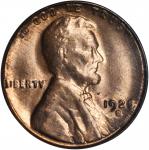 1925-S Lincoln Cent. MS-64 RD (PCGS). OGH.