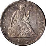 1859 Liberty Seated Silver Dollar. OC-2. Rarity-3-. EF Details--Scratch (PCGS).