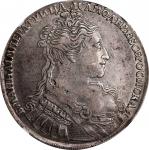 RUSSIA. Ruble, 1734. Kadashevsky (Moscow) Mint. Anna. NGC EF-40.