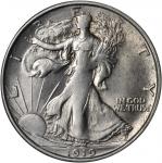 1919-D Walking Liberty Half Dollar. AU-58 (NGC).