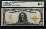 Fr. 1172. 1907 $10 Gold Certificate. PMG Choice Uncirculated 64.