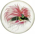 25 Kina color coin 1994. Bird of paradise. 136 g. In slightlyverkratzter capsule. Proof coinage