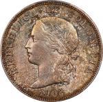 COLOMBIA. 50 Centavos, 1902. Philadelphia Mint. PCGS MS-63.