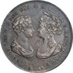 1807年义大利10 宝利。ITALY. Tuscany. Francescone (10 Paoli), 1806. Florence Mint. Carlo Ludovico, with Mari