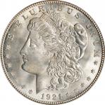 1921-D Morgan Silver Dollar. MS-64 (PCGS). OGH.