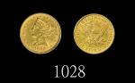 1898美国金币5元，稀品1898 USA Gold $5. Rare. PCGS MS61 金盾 