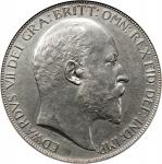 GREAT BRITAIN. Crown, 1902. London Mint. Edward VII. PCGS AU-53.