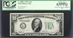 Lot of (2). Fr. 2005m-L & 2006-L. 1934A $10  Federal Reserve Notes. San Francisco. PCGS Currency Cho