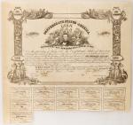 Confederate Bond. Ball 57. Cr. 30. Act of August 18h, 1861. $100.