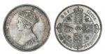 Great Britain. Victoria (1837-1901). Gothic Florin, 1852. Crowned bust left, rev. Crowned cruciform 