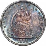 1884 Liberty Seated Half Dollar. MS-67+ (PCGS).