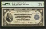 Fr. 750. 1918 $2  Federal Reserve Bank Note. New York. PMG Very Fine 25 EPQ.