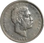1883 Hawaii Half Dollar. EF Details--Cleaned (PCGS).