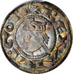 FRANCE. Provence. Denier, ND (1185-1245). Marseilles Mint. Time of Alphonse II to Raimond-Berenger I