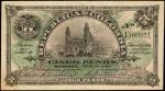 COLOMBIA. Republica de Columbia. 5 Pesos, 1904. P-311. Very Fine.