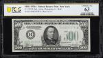 Fr. 2202-B. 1934A $500 Federal Reserve Note. New York. PCGS Banknote Choice Uncirculated 63.
