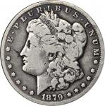 1879-CC Morgan Silver Dollar. VAM-3. Top 100 Variety. Capped Die. VG-10 (ANACS). OH.