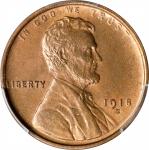 1918-S Lincoln Cent. MS-65+ RB (PCGS). CAC.