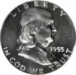 1955 Franklin Half Dollar. Proof-66 (PCGS). CAC--Gold Label. OGH.