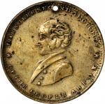 Pair of 1840 Martin Van Buren tokens. Each pierced for suspension, as typical.