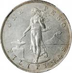 PHILIPPINES. Peso, 1903. Philadelphia Mint. NGC MS-60.