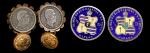 Lot of (4) Jewelry Items fashioned out of 1883 Kingdom of Hawaii silver coins.