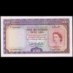 MALAYA AND BRITISH BORNEO. Board of Commissioners of Currency. $100, 21.3.1953. P-5a.