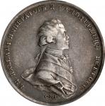 RUSSIA. Coronation of Paul I Silver Medal, ND (1797). St. Petersburg Mint. PCGS SPECIMEN-40.