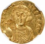 JUSTINIAN II, FIRST REIGN, 685-695. AV Solidus (4.44 gms), Constantinople Mint.