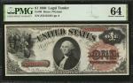Fr. 30. 1880 $1 Legal Tender Note. PMG Choice Uncirculated 64.