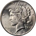 1928 Peace Silver Dollar. MS-63 (PCGS). CAC.