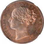 SOUTH AFRICA. Penny, (1890). NGC PROOF-64 RB.