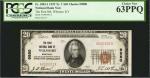 Wilmore, Kentucky. $20 1929 Ty. 1. Fr. 1802-1. The First NB. Charter #9880. PCGS Currency Choice New