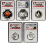 CANADA. Quintet of Superman Issues (5 Pieces), 2013-16. All NGC Certified.