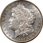 1884-S Morgan Silver Dollar. AU-55 (PCGS).