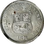 VENEZUELA. Centavo, 1876. Philadelphia Mint. NGC MS-64.