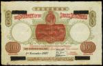 STRAITS SETTLEMENTS. Government of the Straits Settlements. $100, 1.11.1927. P-13s.