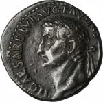 TIBERIUS, A.D. 14-37. AE As, Rome Mint, A.D. 36-37. GOOD VERY FINE.