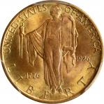1926 Sesquicentennial of American Independence Quarter Eagle. MS-66 (PCGS).