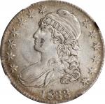 1833 Capped Bust Half Dollar. AU-55 (NGC).