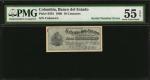 COLOMBIA. Banco del Estado. 10 Centavos, 1900. P-S501. Serial Number Error. PMG About Uncirculated 5