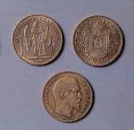 法国金币一组三枚