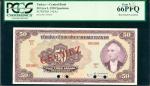 TURKEY. Central Bank of Turkey. 50 Lira, 1930. P-142As. Specimen. PCGS Gem New 66 PPQ.