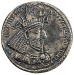 SASANIAN KINGDOM: Narseh, 293-303, AR drachm  (3.98g), G-76, kings bust right, wearing crown with ar