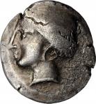 CRETE. Knossos. AR Stater (10.16 gms), ca. 330-300 B.C. CHOICE VERY FINE.