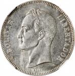VENEZUELA. 50 Centavos, 1874-A. Paris Mint. NGC AU-58.