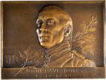 1905 John Paul Jones Plaque. Bronze. 80.5 mm x 60 mm. By Victor David Brenner. Miller-16, Smedley-12
