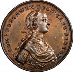 1758 Boscawen at Louisbourg Medal. Betts-404. Pinchbeck, 40.9 mm. AU-53 (PCGS).
