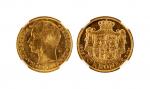 1908年丹麦20克朗金币一枚，NGC MS 64